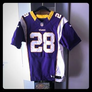 Adrian Peterson Minnesota Vikings On Field Jersey
